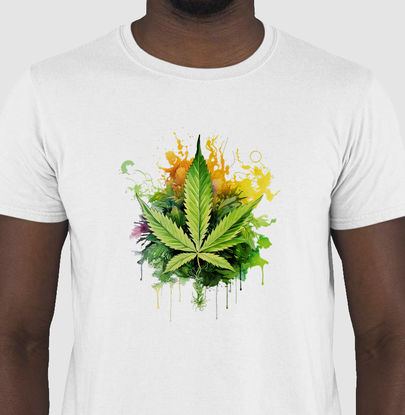 Camiseta Splash Leaf