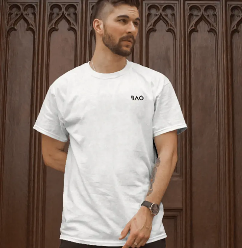 Camiseta Branca BAG Premium Masculina