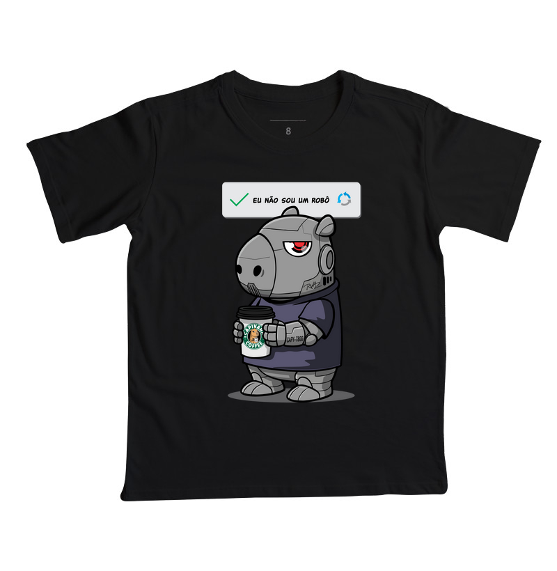 Camiseta Capivara Robô