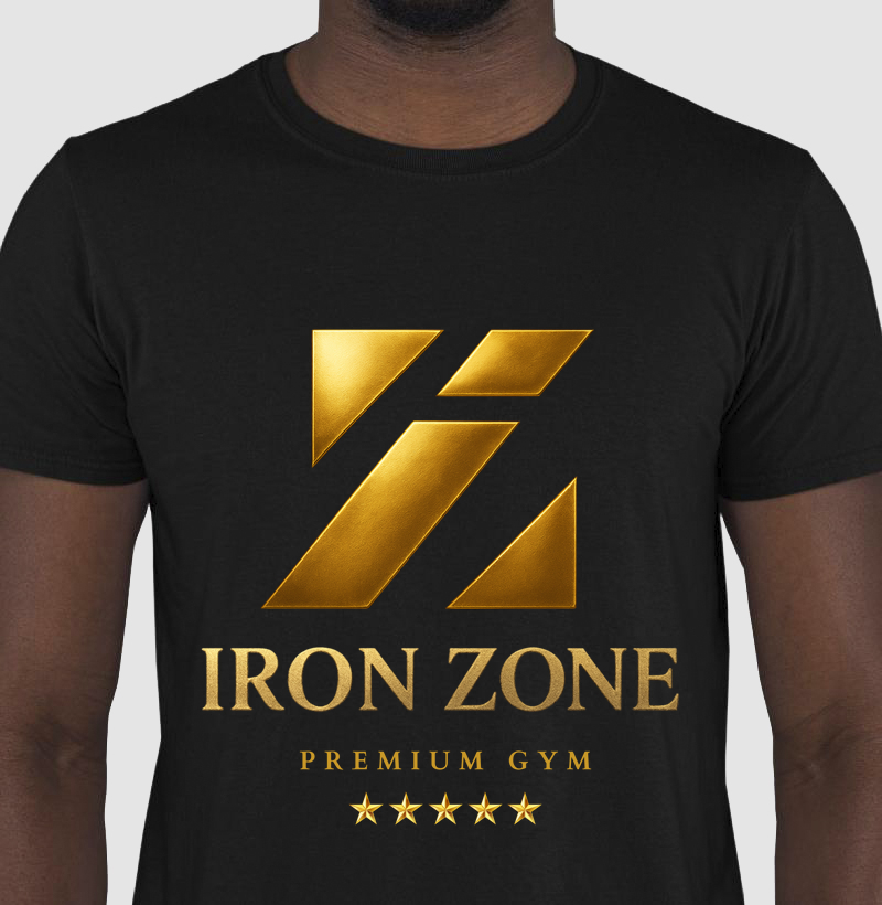 Camiseta Iron Zone Gold Star