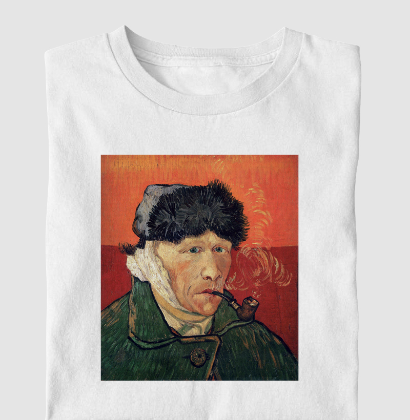 Vincent van Gogh with Bandaged Ear and Pipe