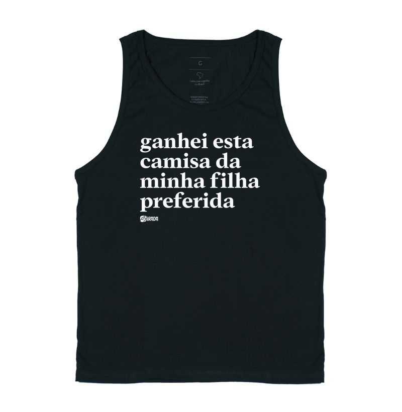 Ganhei esta camisa da minha filha preferida