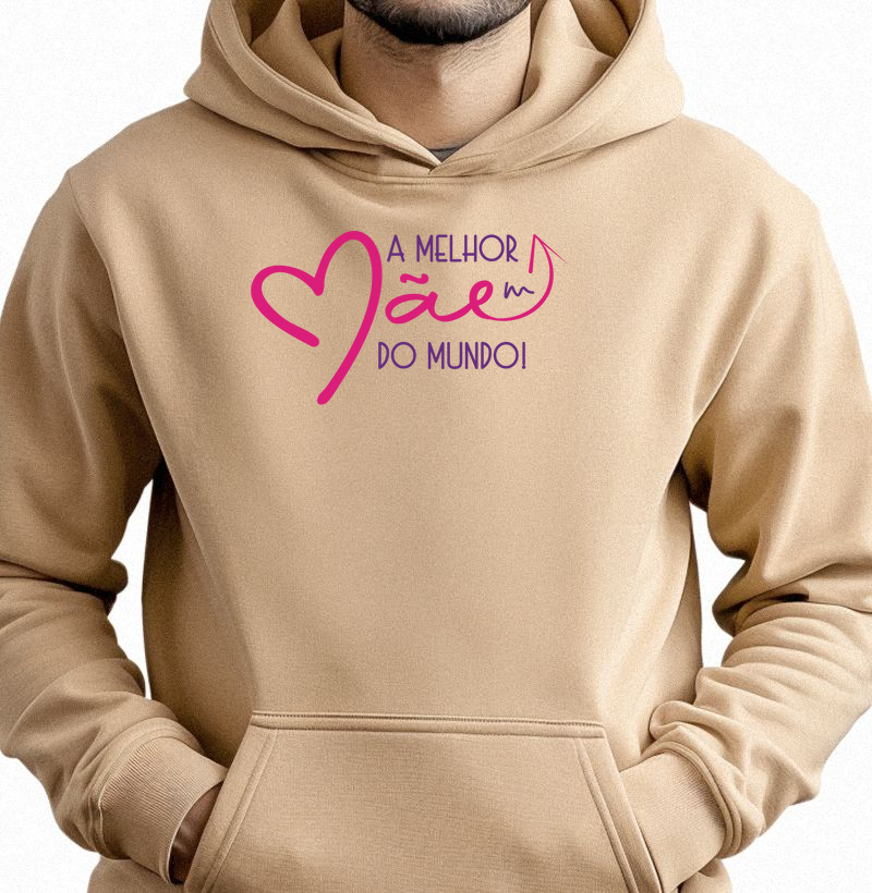 Hoodie Moletom Melhor Mãe