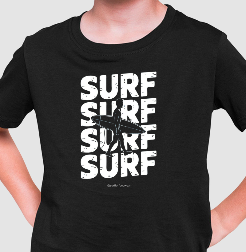 Surf - Surf - Surf - Surf - Camiseta Infantil