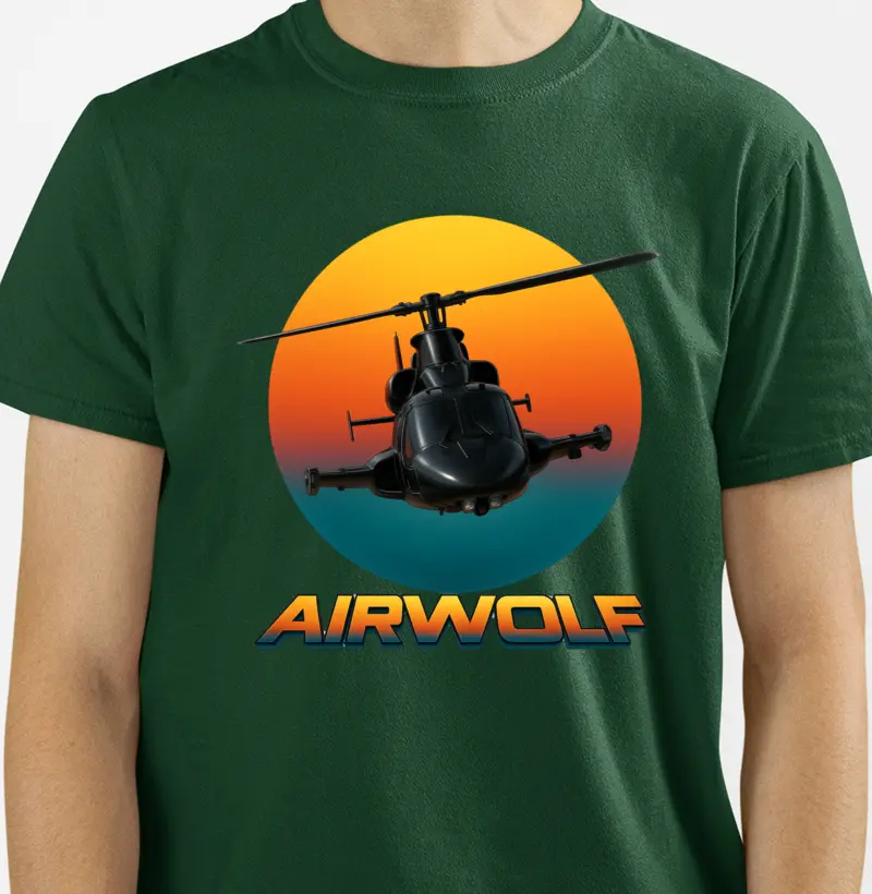 🚁 Camiseta Airwolf