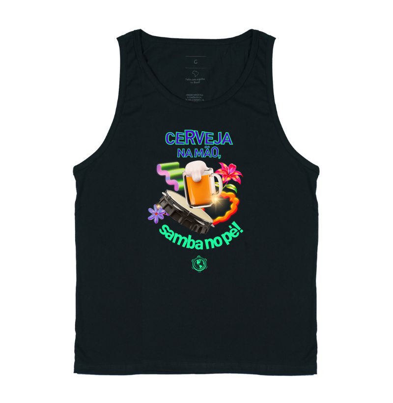 cerveja na mão