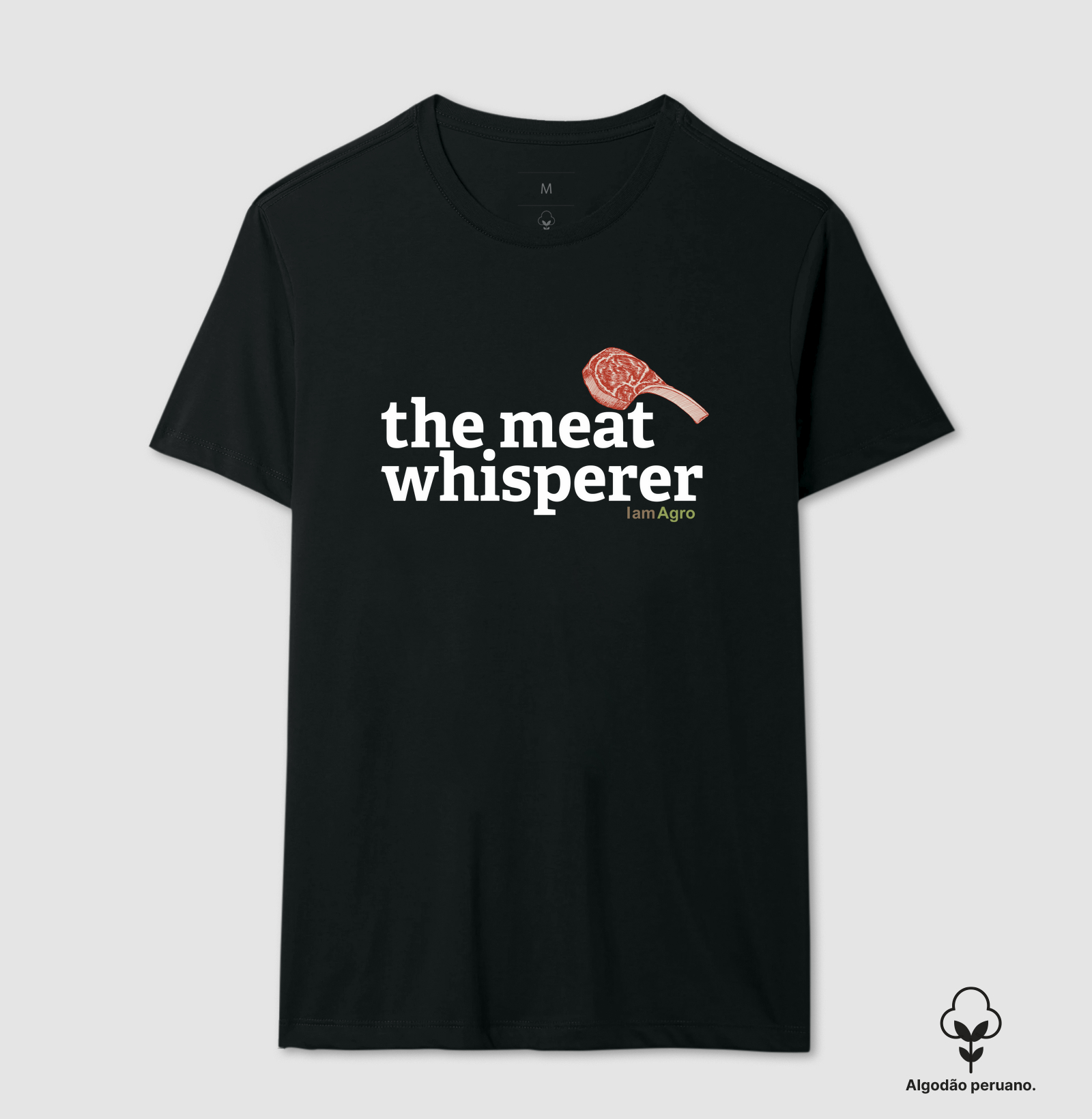 Camiseta Agro - O encantador de carnes