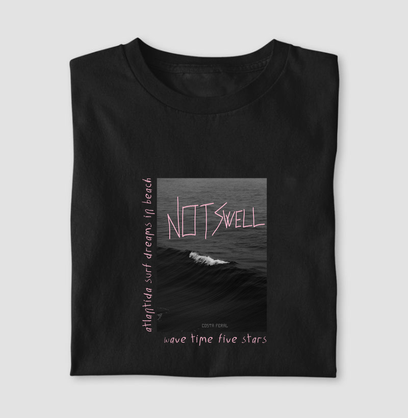 Camiseta Masculina - Not Swell - 100% Algodão