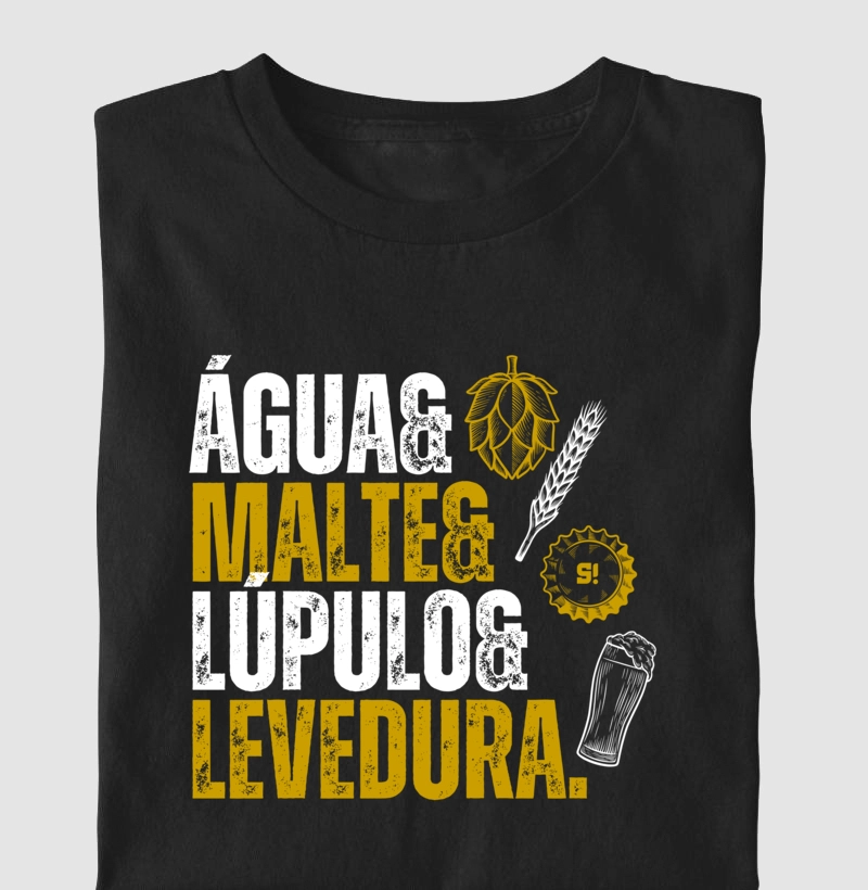 Agua e Malte e Lúpulo e Levedura