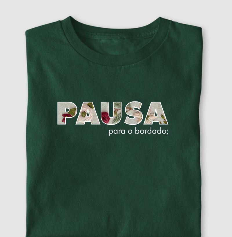 Pausa para o bordado