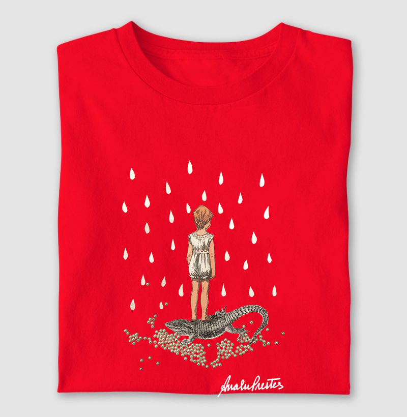 Analu Prestes. MENINA COM CROCODILO.