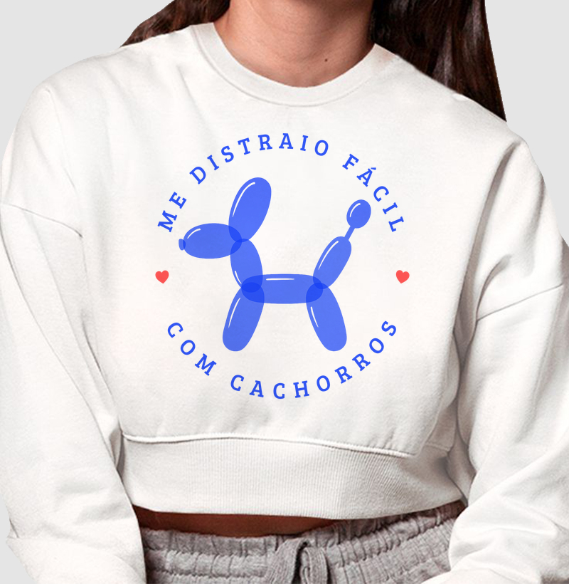 Me distraio fácil com cachorros