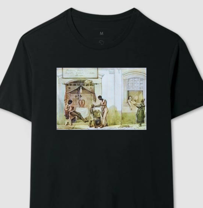Camiseta Barbeiros no Rio de Janeiro Imperial, 1835