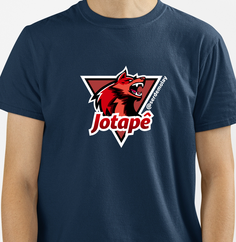 Camisetas escuras Jotapê peito serdemolay