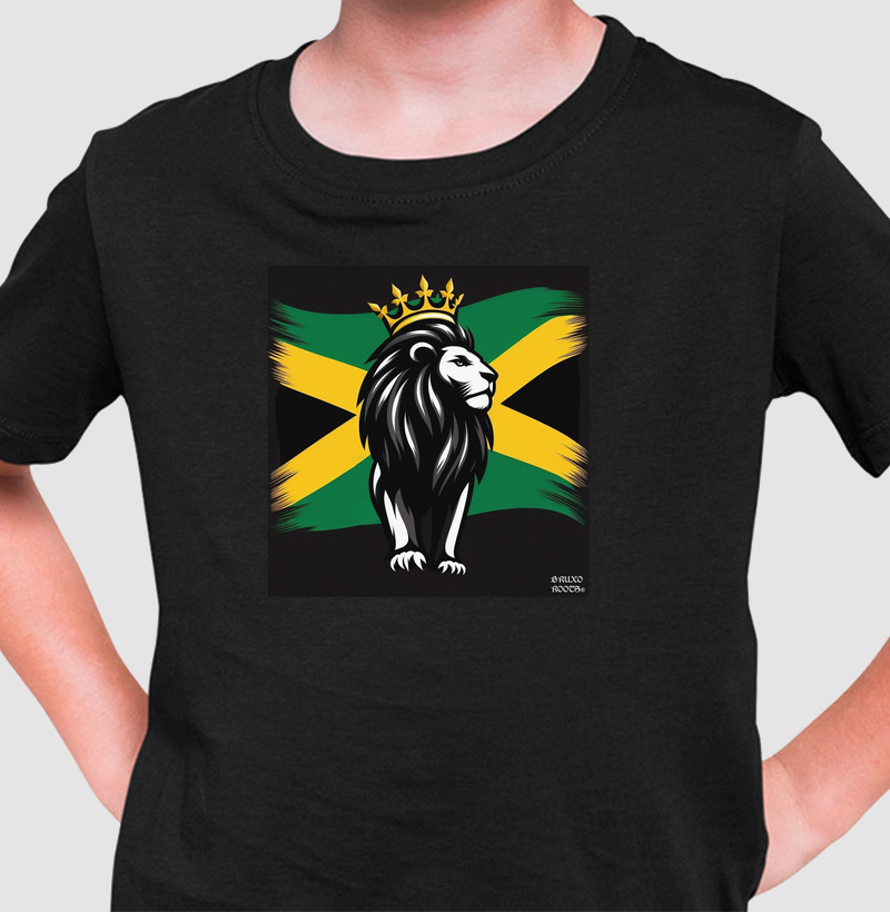 Camiseta Infantil Jamaica Lion