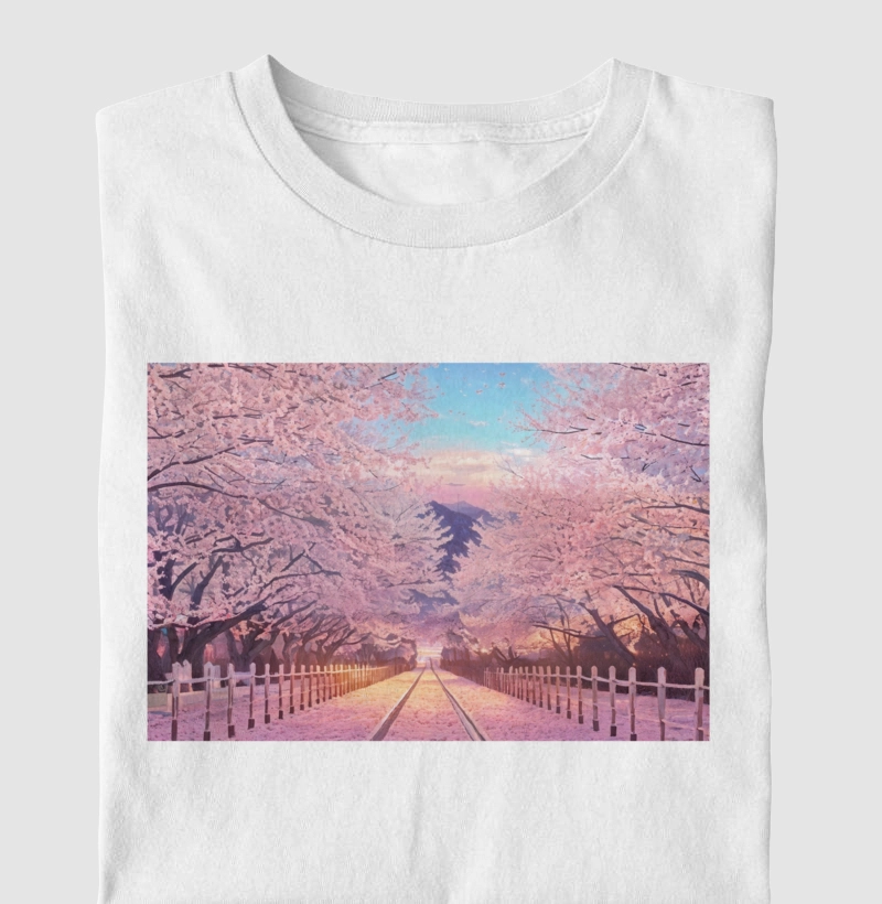 Camiseta "Cherry Blossom" | K-Places [KoreaID]