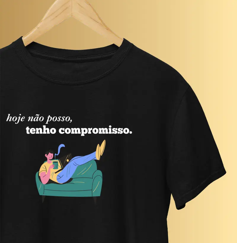 Hoje não posso, tenho compromisso (versão masc)