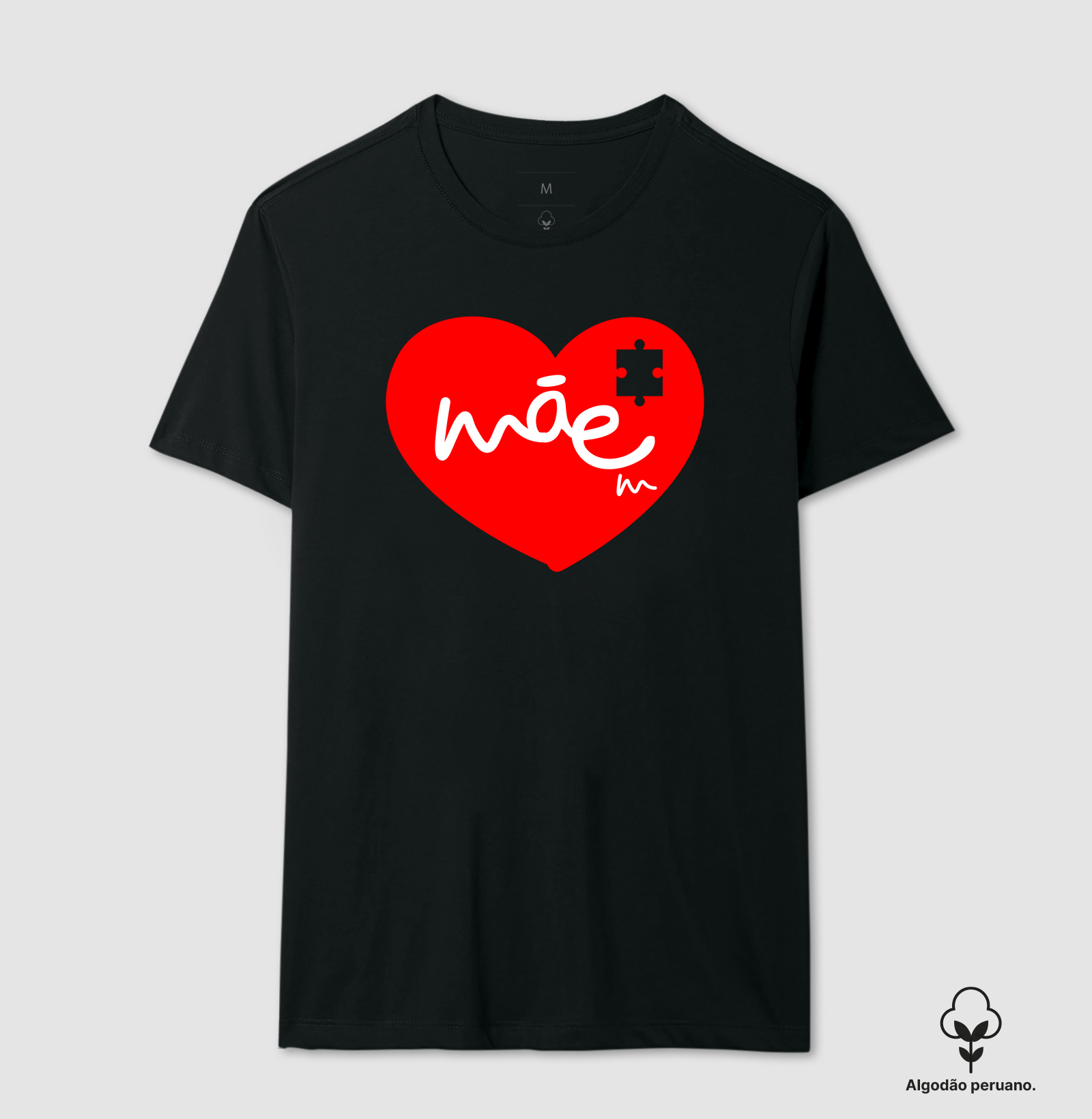 Camiseta Algodão Peruano Mãe e Filho