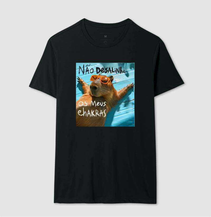 Camisa Não Desalinhe os meus Chackras