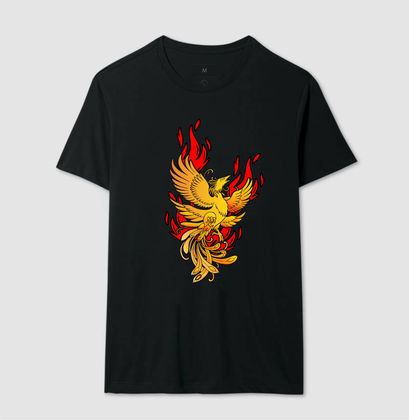 Camiseta inspirada na fênix