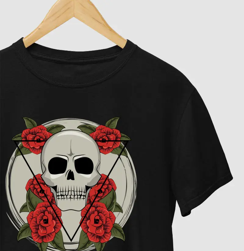 Caveira e Rosas 1