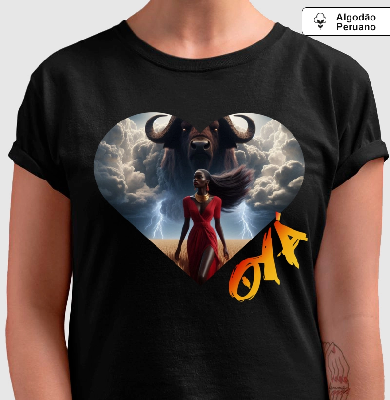 Camiseta Algodão  Peruano - Premium - Yansã