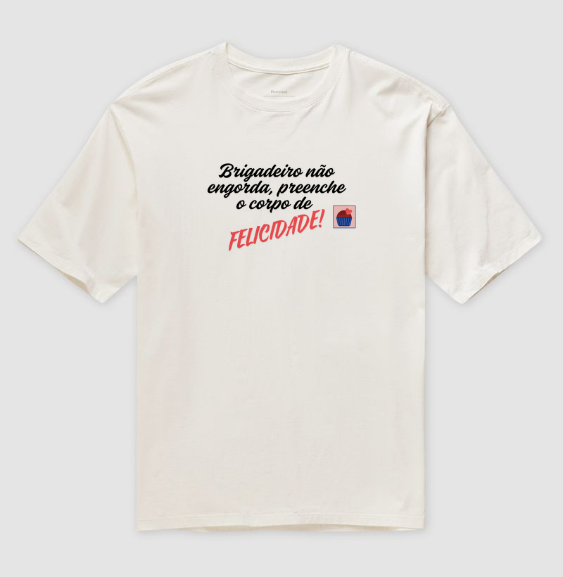 T-shirt brigadeiro não engorda