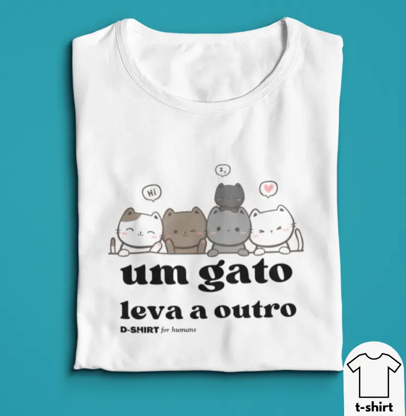 Um gato leva a outro