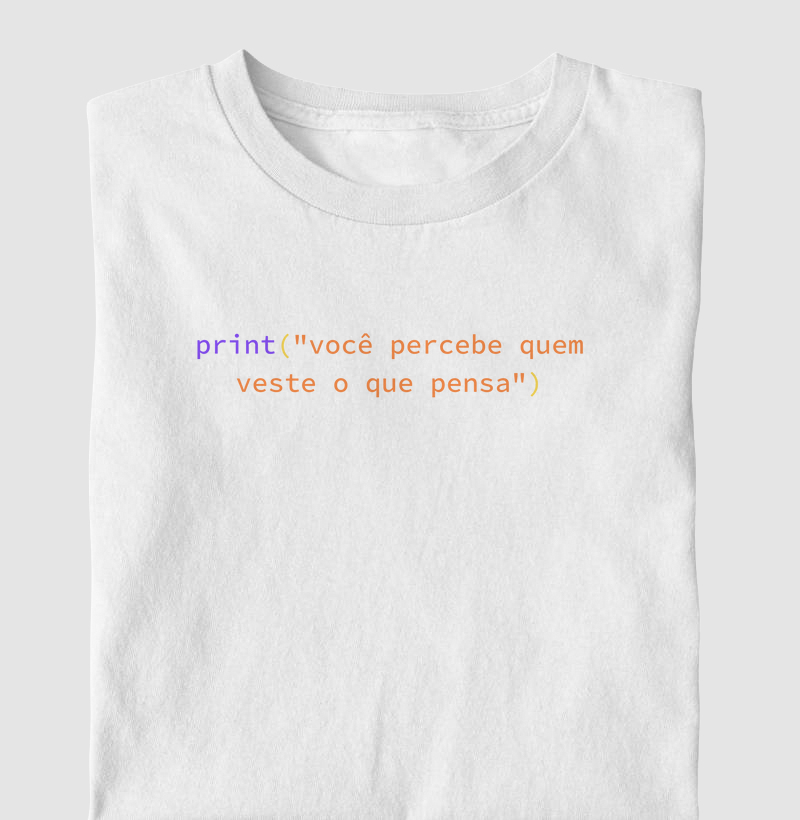 Veste o que pensa