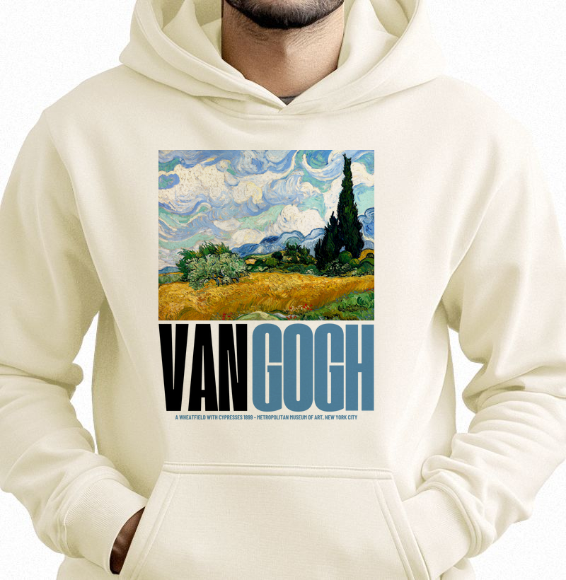 Wheat Field With Cypresses (1889) - Van Gogh