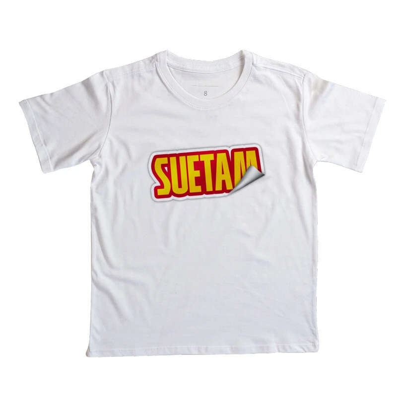 CAMISA SUETAM INFANTIL ADESIVO SOLTANDO