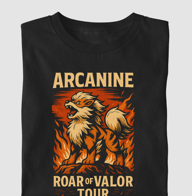Arcanine Roar Of Valor Pokemon Rock Collection