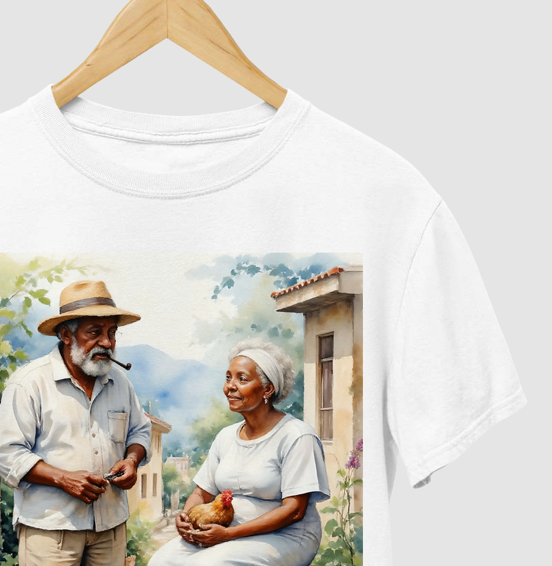 Camiseta - Casal de Pretos Velhos - Imagem 1