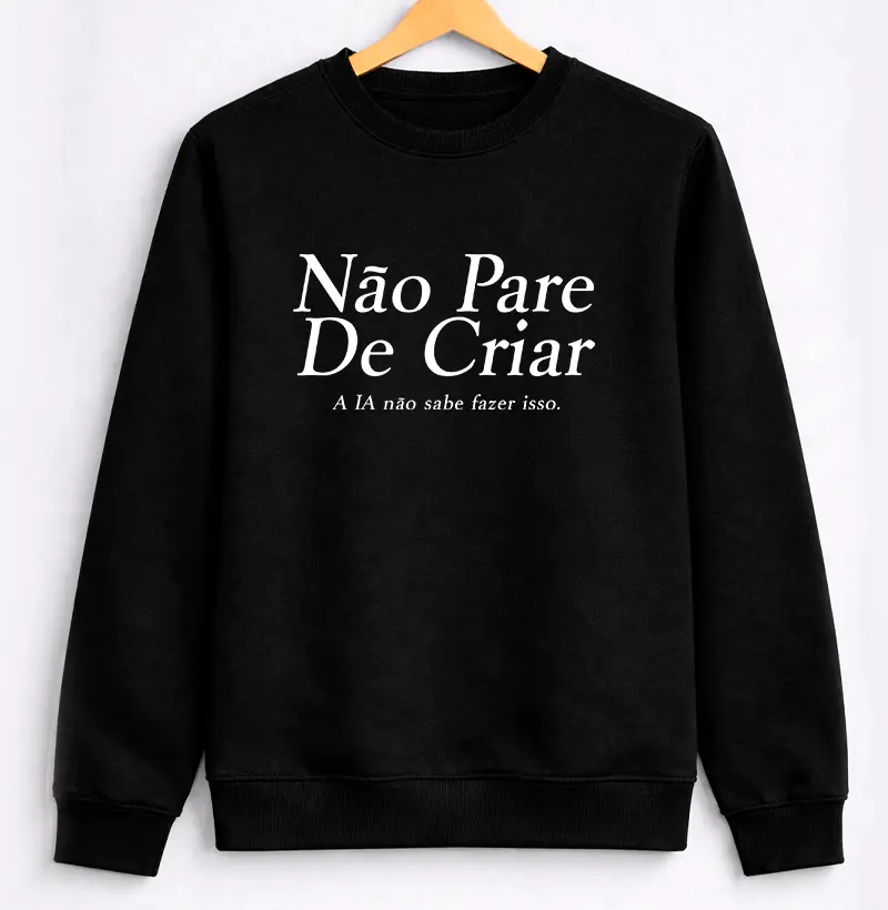 Não pare de criar, a IA não sabe fazer isso