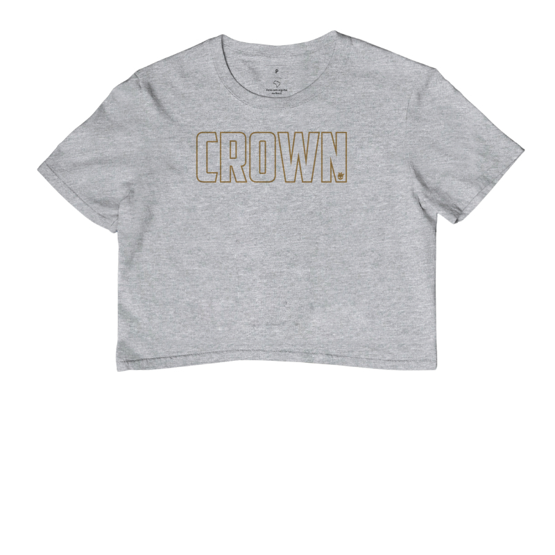 Crown Outline Dourado - Cropped