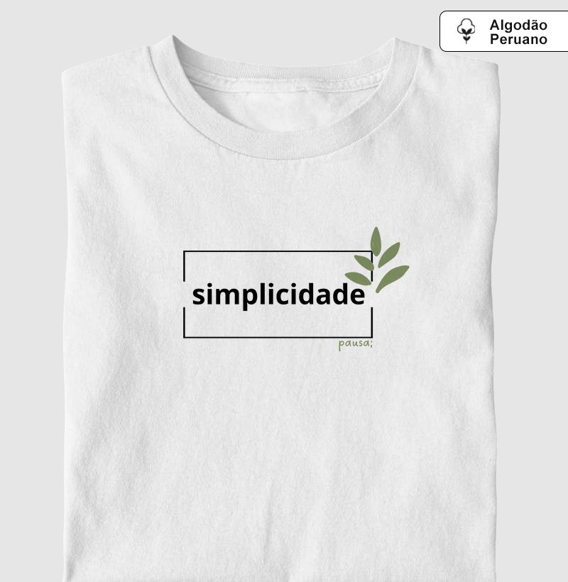 Simplicidade - Algodão peruano