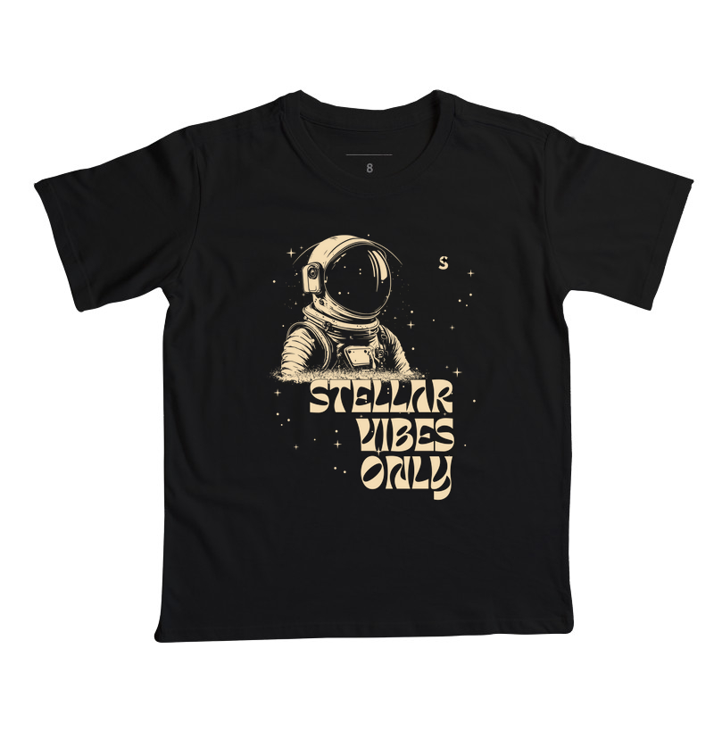 Stellar Vibes Only Camiseta Supernova Estampada