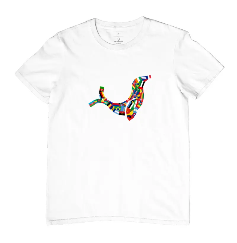 Camiseta Foquinha Bandeiras