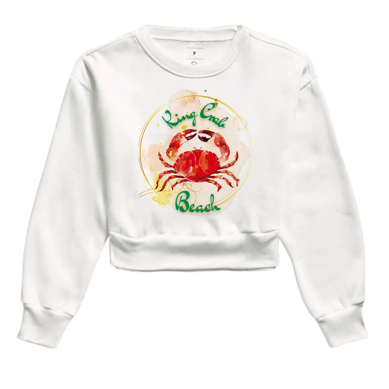 Moletom Cropped - King Crab