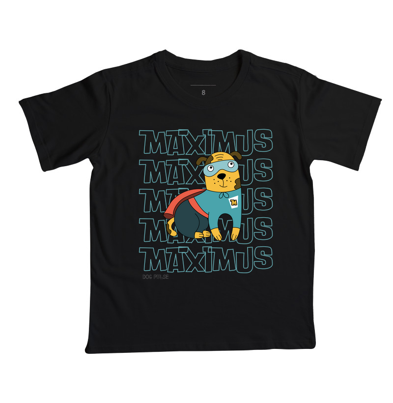 Camiseta Infantil Dog Pulse - Máximo dos Maximus