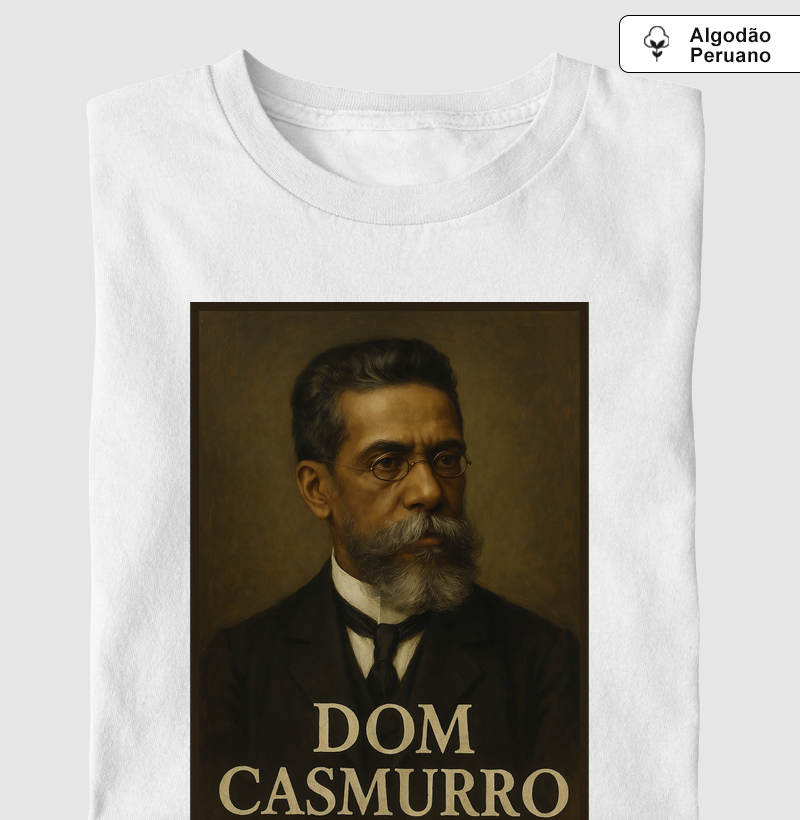 Camiseta Algodão Peruano- Dom Casmurro