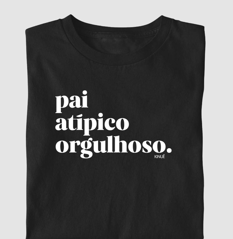 Pai atípico orgulhoso