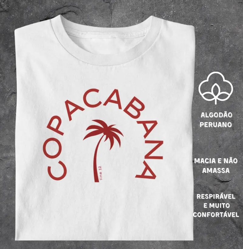 COPACABANA EM VERMELHO | BRANCO