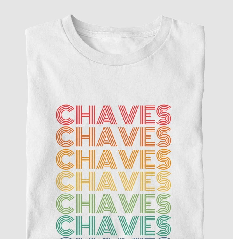 Chaves Letreiro Retrô