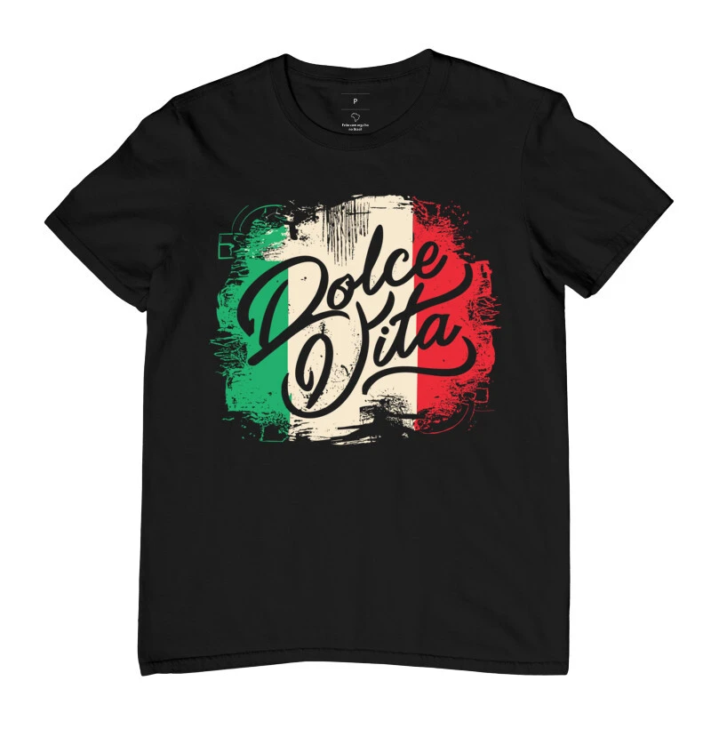 Camiseta Dolce Vita - Elegância Italiana