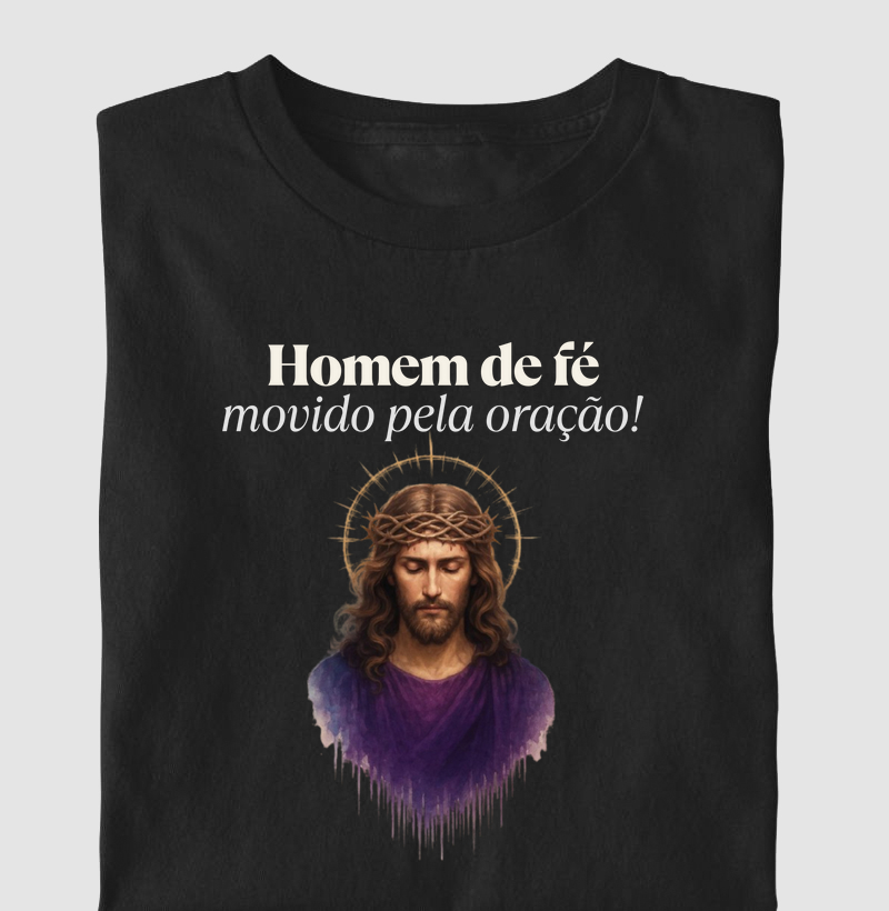 Homem de fé movido pela oração