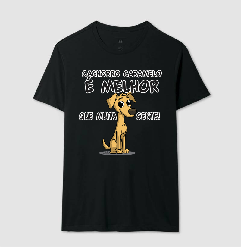 Camiseta Cachorro Caramelo
