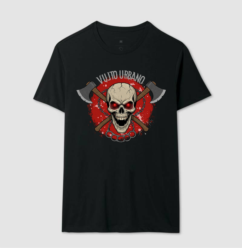 Camiseta de Terror Machado da Sombra Vulto Urbano