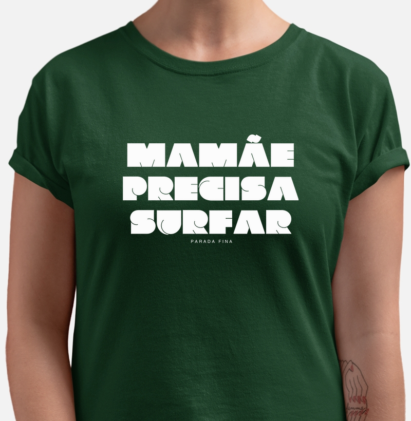 Mamãe precisa surfar
