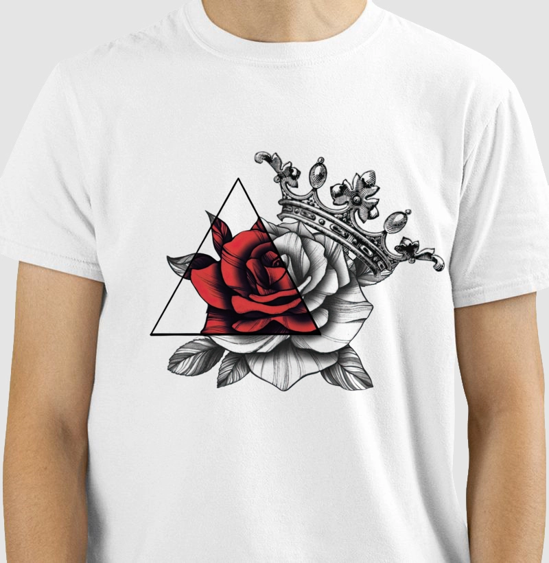 Rosa coroa triangulo